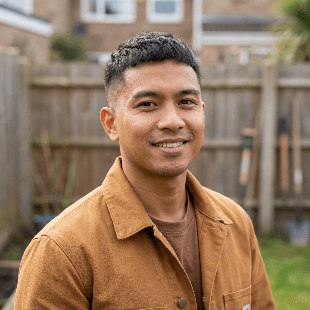 David Chen, flooring and carpentry client